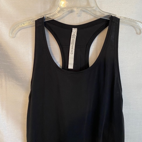 LuluLemon Athletica Yogi Racer  Back Black Ladies 6 - Picture 3 of 12